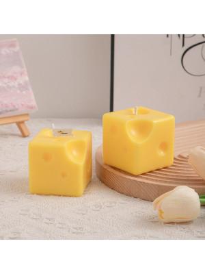 Square Shape Cheese Candles