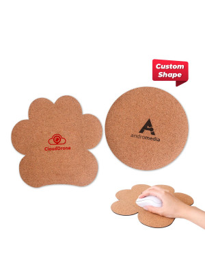 Custom Shaped Cork Mouse Mat