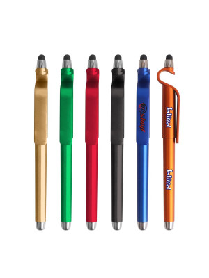 Stylus Ball Pen with Mobile Holder 