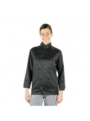 PROCHEF Traditional Chef Jacket Black Long Sleeve