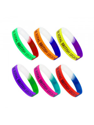Silicone Wrist-Band With Tri Colour