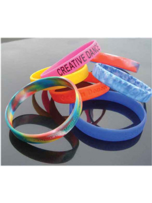 Printed Silicone Wrist Bands