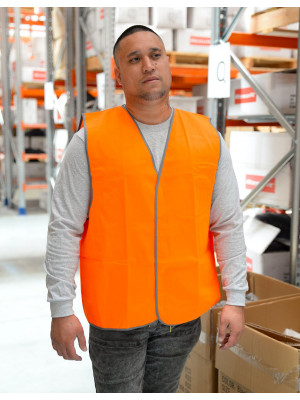 Workguard Hi Visibility Safety Vest Day Wear Only 