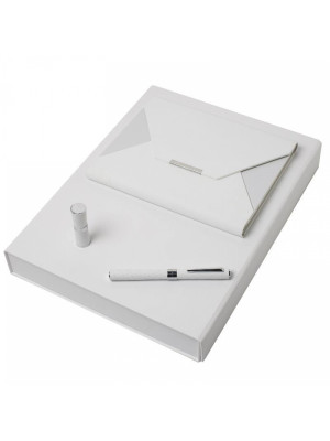 Set Dune White (rollerball Pen, Folder A5 & Usb Stick)