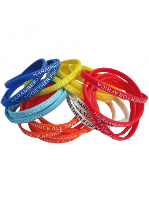 Thin 6Mm Silicon Wristbands (Indent Only)
