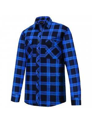 Open Front Quilted Long Sleeve Shirt