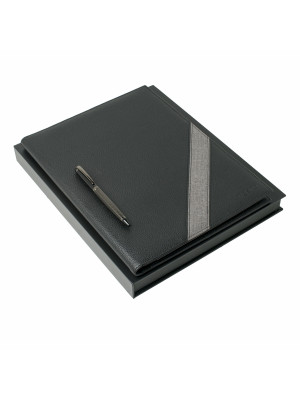 Set Alesso Black (ballpoint Pen & Folder A4)