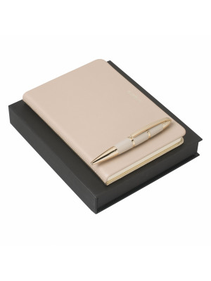 Set Sienna Nude & Gold (ballpoint Pen & Note Pad A6)