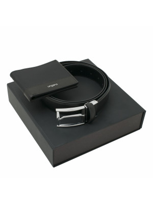 Set Ungaro Black (wallet & Belt)