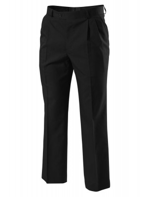 Mens Foundations Permanent Press Pleat Front Pant With Bionic & Supercrease Finish