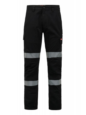 Mens Reflective Stretch Canvas Cargo Pant