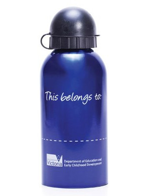 Aluminium Sports Bottle 500Ml With Carabiner Includes 1 Colour 1 Position Print