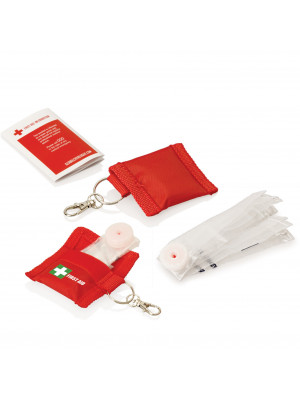 First Aid CPR Mask Keyring