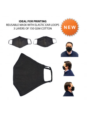 Reusable 3 Layer Cotton Mask
