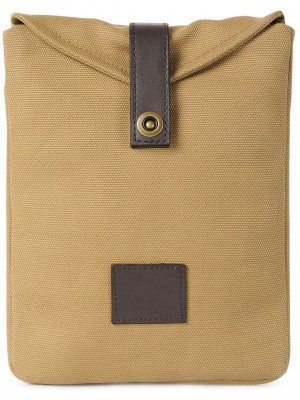 Canvas And Leather Laptop Sleeve