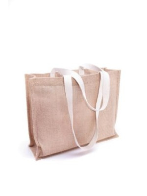 Jute Boutique Bag With Gusset