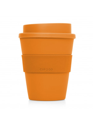 Eco Coffee Cup Plastic Cup2Go 356ml - Orange