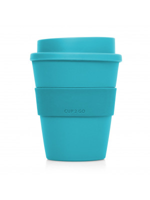 Eco Coffee Cup Plastic Cup2Go 356ml - Light Blue