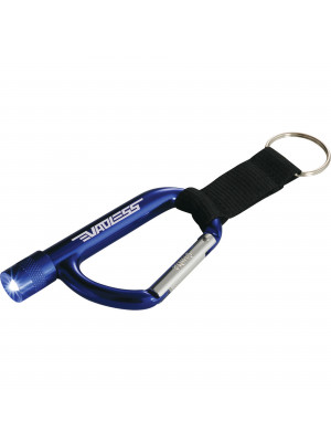 Flashlight Carabiner With Strap