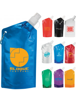 Cabo 600Ml Water Bag With Carabiner