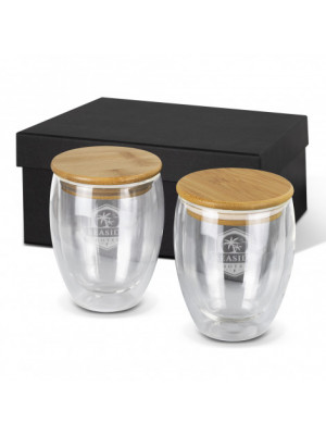 Custom mugs and Personalized mugs 250ml Borosilicate Mug Double Wall Insulated  Glasses Espresso Mugs with Lid and Spoon order online