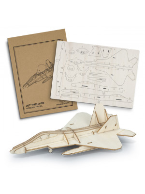 BRANDCRAFT Jet Fighter Wooden Model