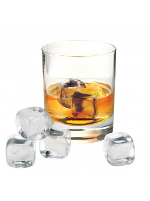 Whisky Rocks Set With Velvet Pouch Magnetic Gift Box - Crystal Set of 6 AVANTI