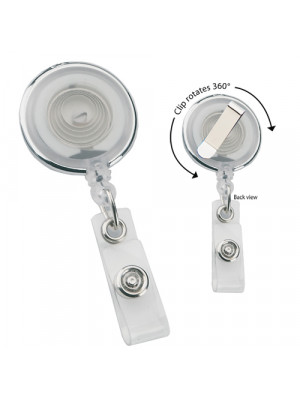 Clear Retractable Badge Holder