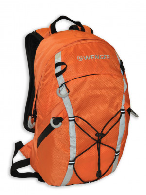 Orange Wenger 15" Outdoor Backpack