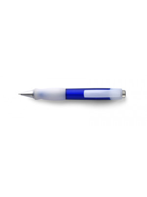 Jumbo Size Plastic Ballpen With Rubber Grip And Blue Ink