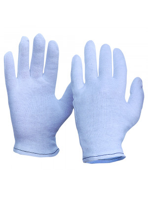 Interlock Poly/Cotton Liner Hemmed Cuff Gloves