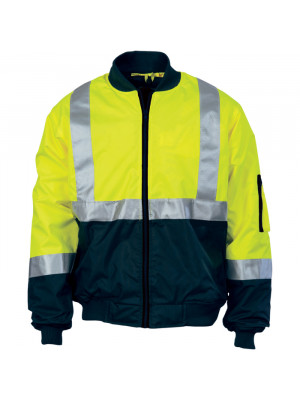 HiVis D/N 2 Tone Bomber Jacket With CSR R/Tape