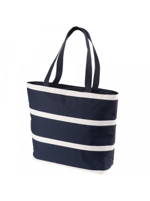 Insulated Cooler Bag - Blue And White