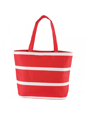 Insulated Cooler Bag - Red And White