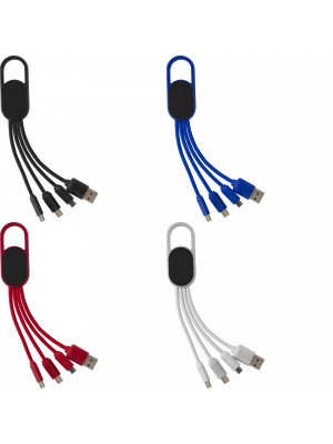 4-in-1 Charging cable set Idris