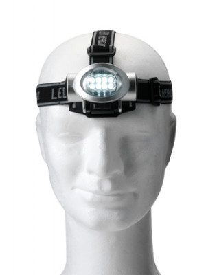 Head Light With Eight Led Lights In Plastic Casing
