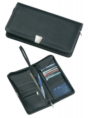 Nappa Polished Leather Travel Wallet