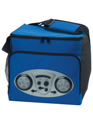Cooler Bag With Radio - Silver Speakers