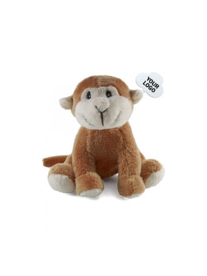 Soft Toy Monkey Includes Tag For Printing Purposes