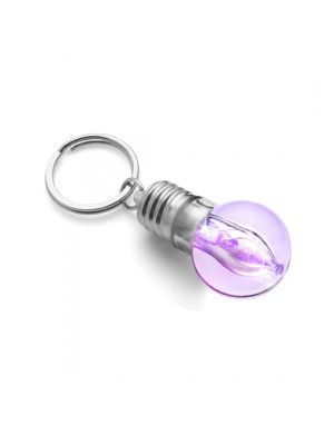 Light Bulb Key Holder With Multicolour Changing Lights