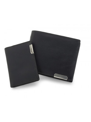 Charles Dickens Bonded Leather Wallet Set