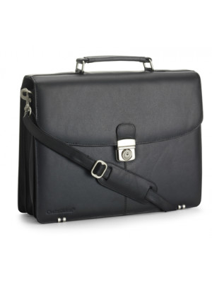 Charles Dickens Bonded Leather Briefcase