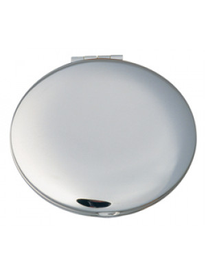 Polished Nikel Finish Mirror With Pouch