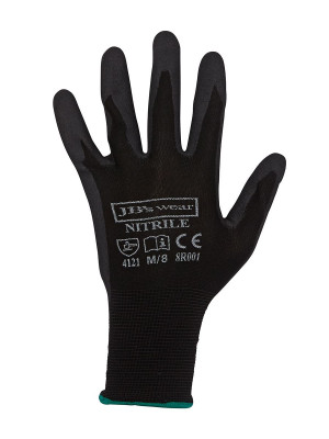 Jb's Black Nitrile Breathable Glove (12 Pack)