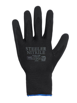 JB's Steeler Sandy Nitrile Glove (12Pk)