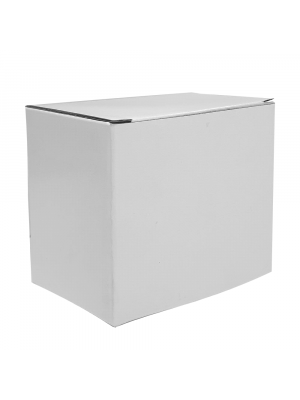 Single Cup Folded Box - White