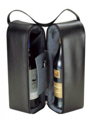 Insulated 2-Bottle Wine Carrier