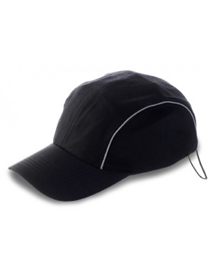 Four Panel 100% Cotton Twill Cap With Reflective Strips 