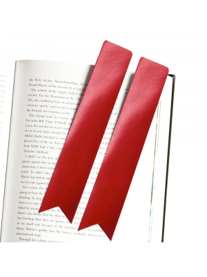 The Range Leather Bookmark