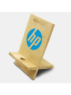 Groove Bamboo Phone Stand